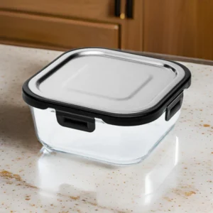 Cello Steel-O Fresh Borosilicate Square Container