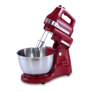 Crimson Revo Stand Mixer and Beater with 5 Speed Settings