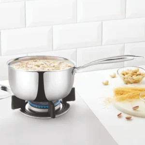 Borosil Cookfresh Triply Saucepan | Steel Handle