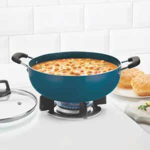 Borosil Pro Chef Non-stick Kadhai w Lid